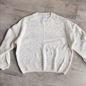 confetti oversized sweater